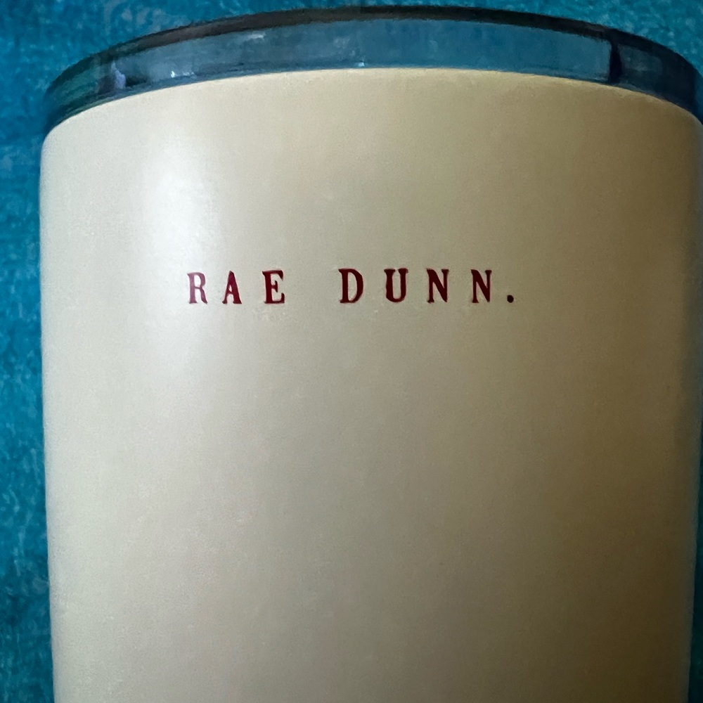 Rae Dunn 16oz Insulated Merry Christmas Hot/Cold Tumbler w/Lid Red Letters - Picture 3 of 6